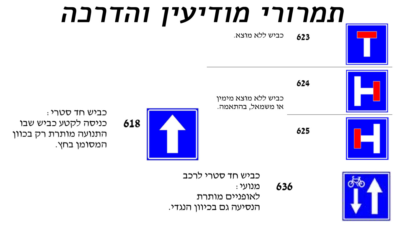 תמרורי-מודיעין-והדרכה-לאתר